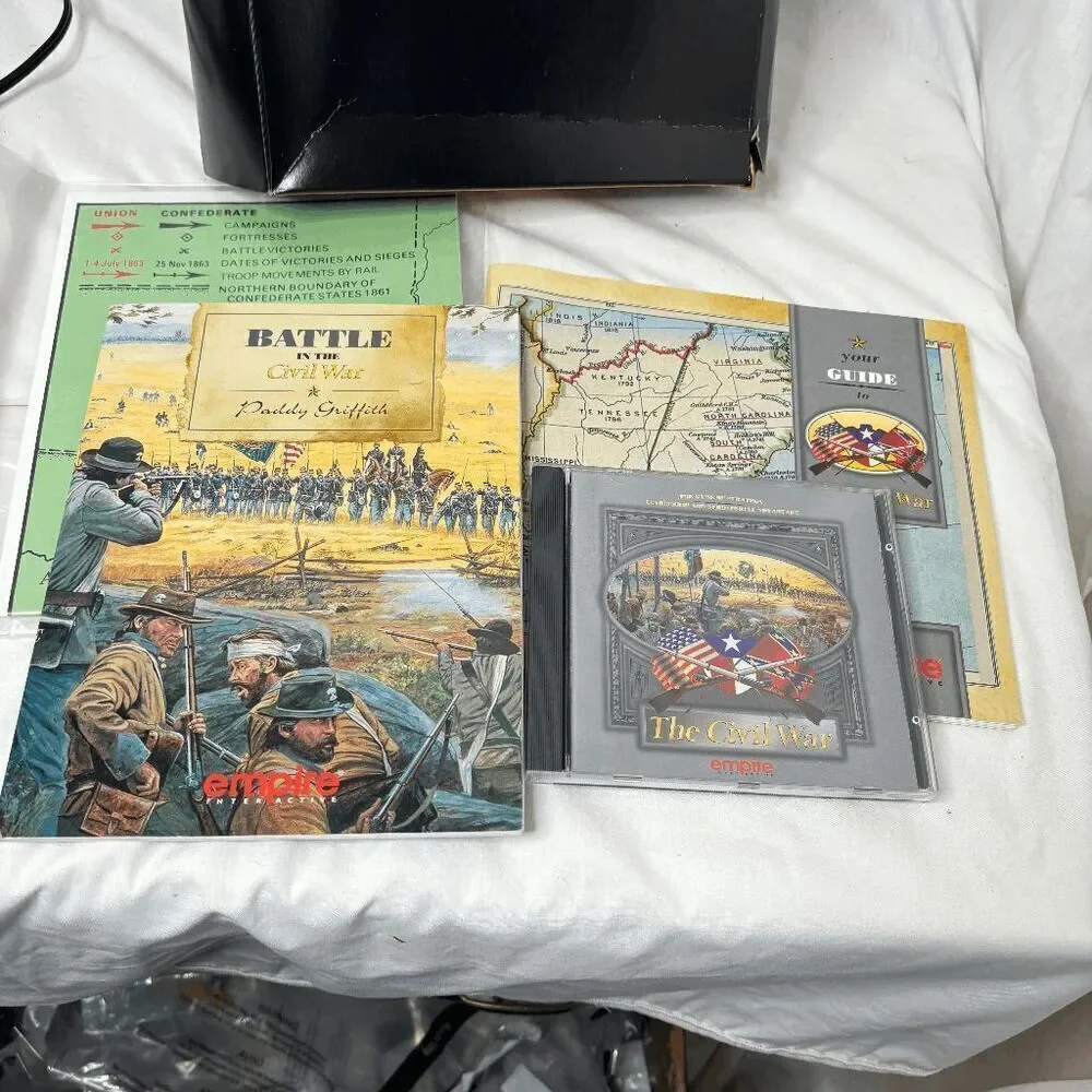 VINTAGE 90s BIG BOX PC Game -‎ The Civil War - Empire Interactive